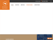 Tablet Screenshot of kangarooeducation.cl